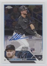 2023 Topps Chrome Update Auto Charles Leblanc #RA-CL Auto oh8