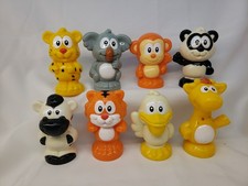 Lot Of 8 VTech Smartville Animal Figures for Train Or Station Zebra Panda Koala