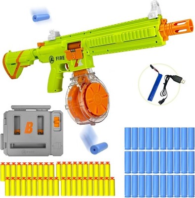 Elektrische Schaumstoff Blaster Spielzeugpistole 2 Modi 20 m Reichweite