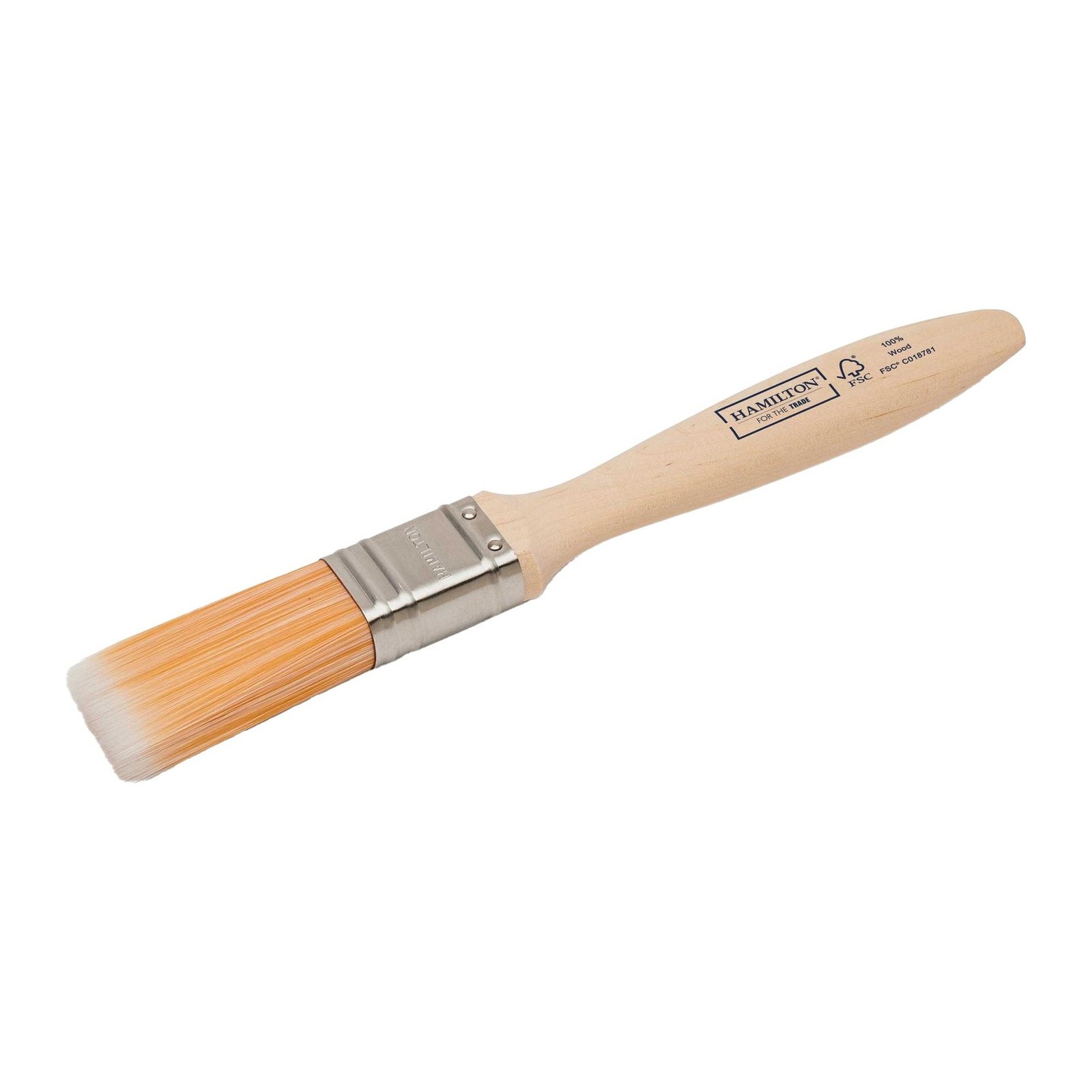 Hamilton Paint Brush 1"" Fine Tip Flat Painting Emulsion Gloss Varnish Stain - Image 4