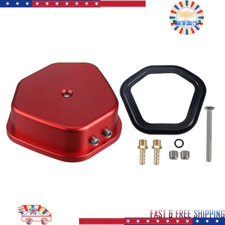 Valve Cover Kit Billet Aluminum Sandblasted Red Oxide For GX390 Predator 420