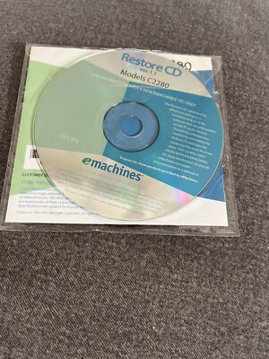 Restore CD Version 1.1 Models C2280