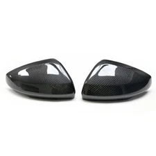 Dry Carbon Fiber Add-on Side View Mirror Cover Trim for Audi A1 GB 2019-2022