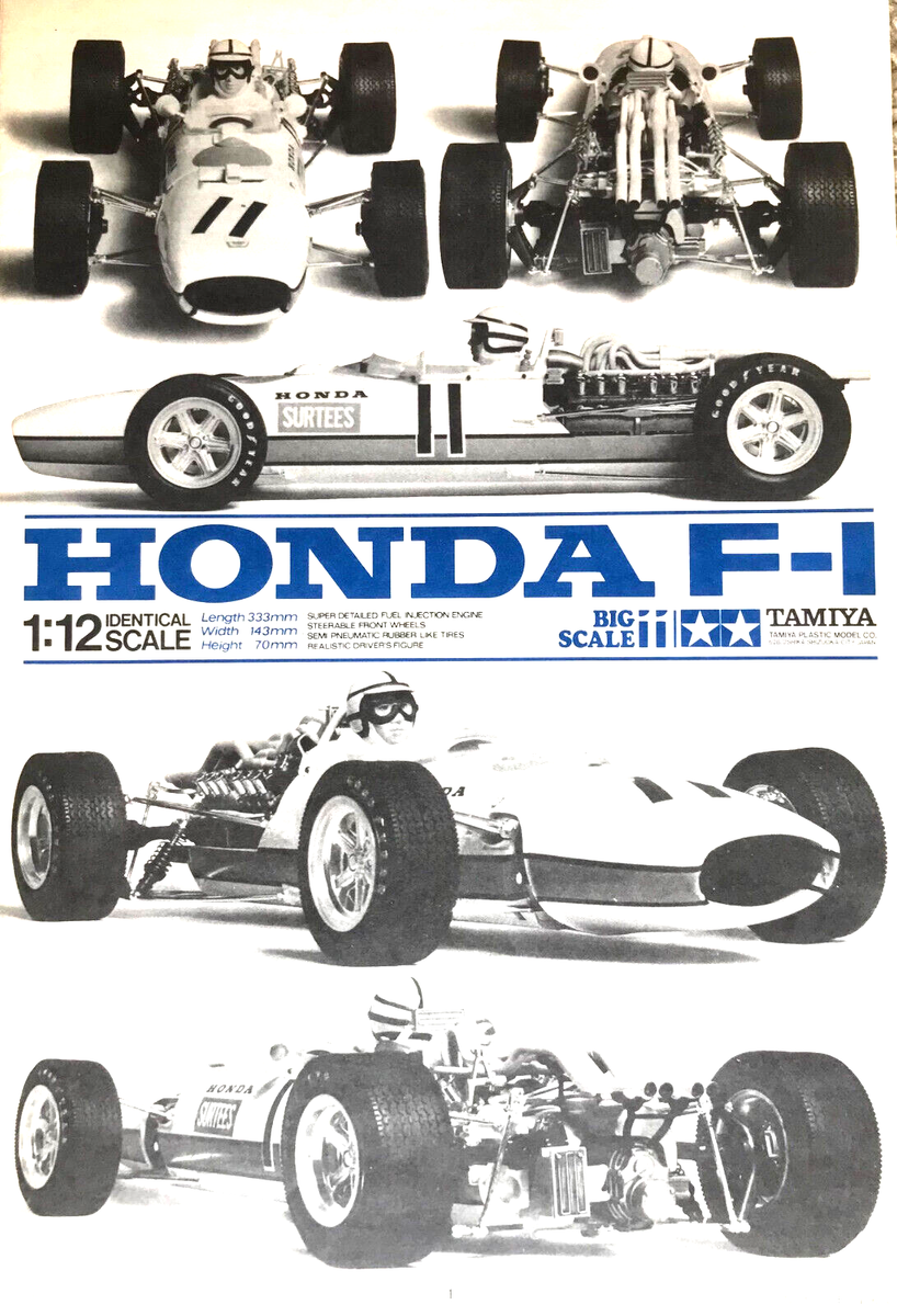 TAMIYA 1/12 HONDA F-1 RA273 Racing Car Plastic Model Kit ( Limited