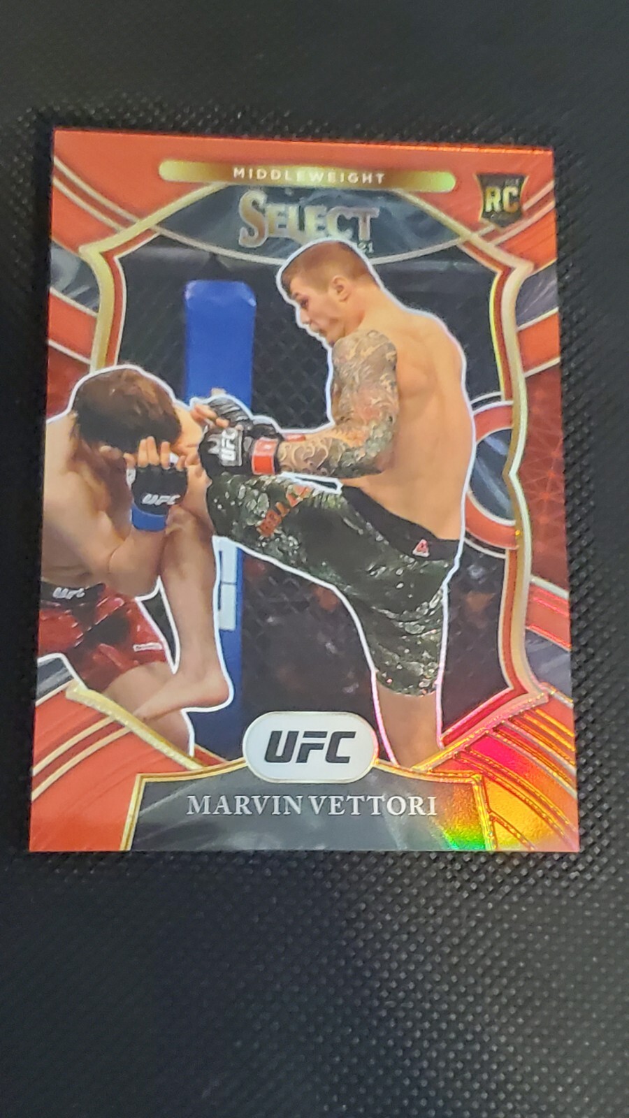2021 Panini Select UFC Concourse Red Prizm /99 Marvin Vettori #87 Rookie RC
