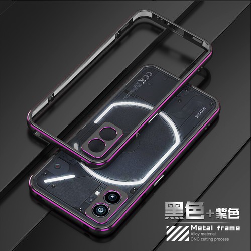 For Nothing phone 1 Luxury Aluminum Metal Bumper Frame Screw Case Cover - Picture 14 of 17