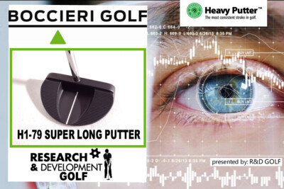 BROOMSTICK RH  H1-79 BOCCIERI GOLF LONG PUTTER FOR 48''+ CENTER SHAFT PUTTER