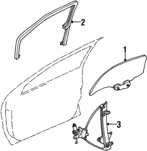Guía de cristal para Ford (N/P XF5Z-1221547-AA)