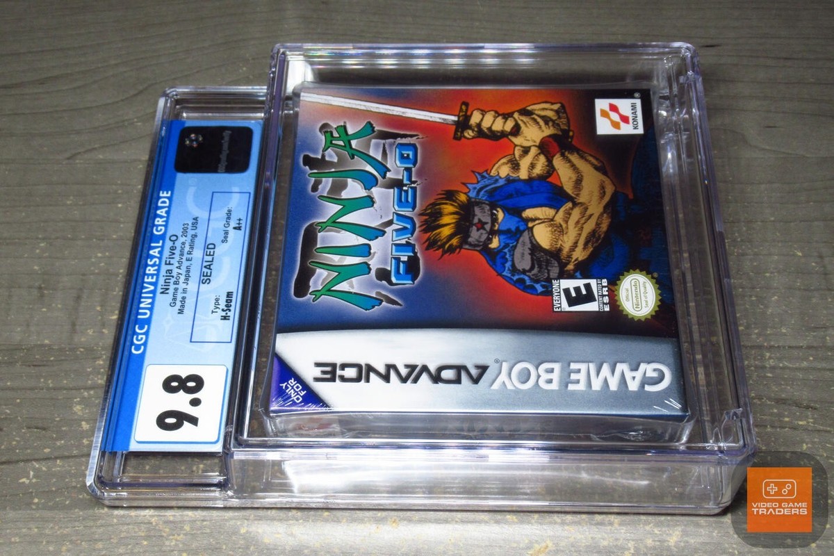 CGC 9.8 A++ - Ninja Five-O Game Boy Advance, GBA 2003 NEW! - MINT