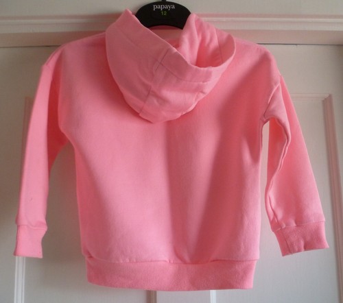Jersey con capucha rosa brillante para niñas de 5-6 años de F&F - Imagen 5 de 9
