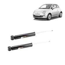 KIT 2 AMMORTIZZATORI POSTERIORI PER FIAT 500 0.9 1.2 1.3 1.4 DAL 2007 IN POI