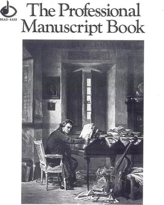 12 Stave Professional Manuscript Book (Size: 9'' x 12'')
