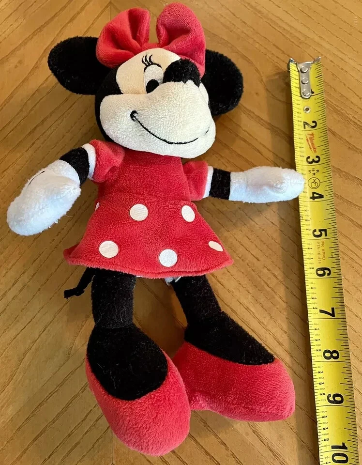 Vestido Rojo Walt Disney Minnie Mouse 9" Peluche Juguete A6 Foto 2 de 4