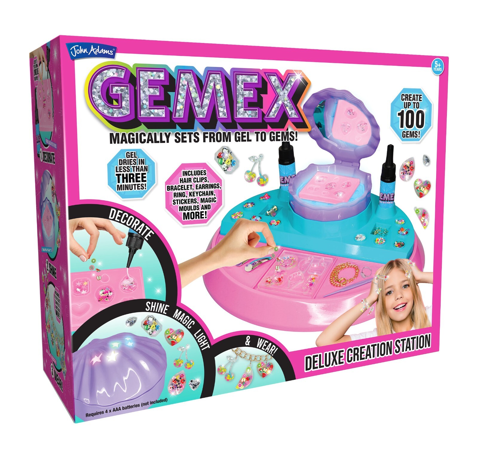 GEMEX Deluxe Creation Station by John Adams - Age 5+ - Creative Art & Craft Kit