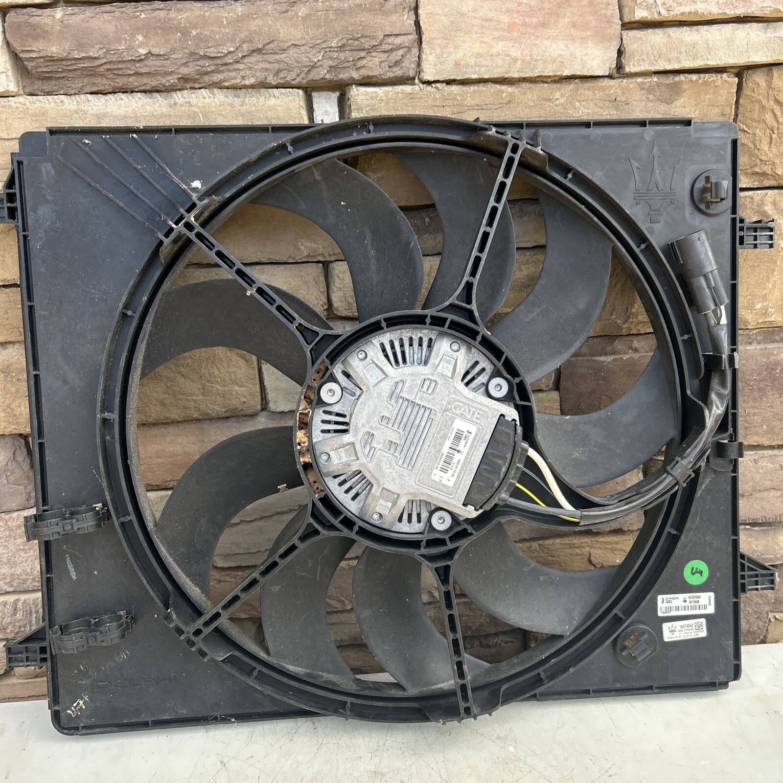 2014 - 2016 Maserati Ghibli Electric Radiator Fan 3.0T V6 Engine 670102597