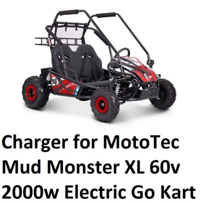 Electric Go Go Kart Xl MotoTec Mud Monster XL Kids Electric 60v - Main Image