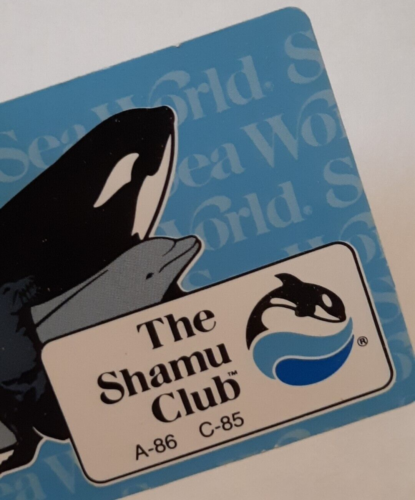 The Shamu Club Sea World of California Membership Discount Card 1993 A-86 C-85 - Picture 2 of 11