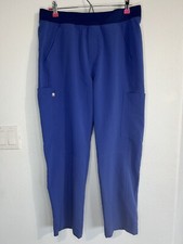 Figs Axim Technical Collection Scrub Bottom Pants Blue Cargo Size L/S T2001S