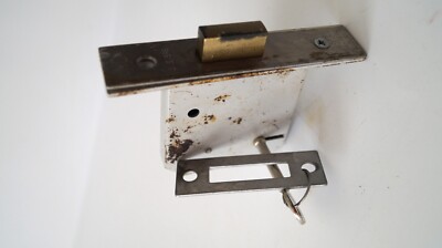 Union Safe Schloss Vintage 3 Ebenen Innen Außen massiv Metall funktionsfähig