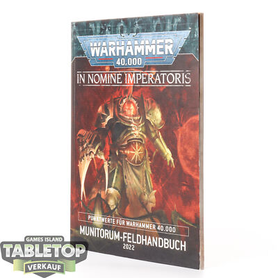 Warhammer 40k - Chapter Approved: Munitorum Field Manual 2022 - deutsch
