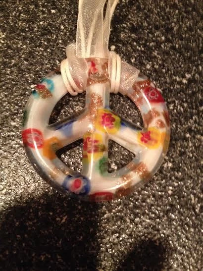 Nuevo Disfraz de Halloween Hippie Niña Flor Niño L 11-14 y Collar de Paz Extra Foto 3 de 3