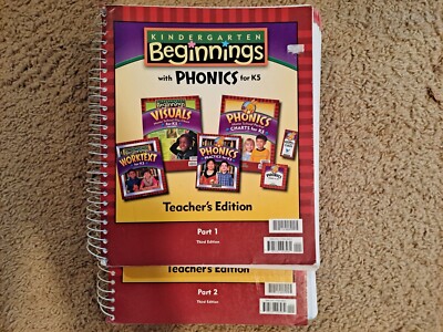 BJU Kindergarten Beginnings With Phonics K5 Teacher's Edition (3rd Ed) Part 1&2