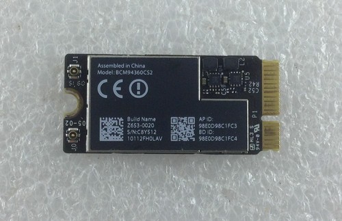 Tarjeta Wifi 2013 Al 2017 Macbook Air A1466 - Bcm94360cs2