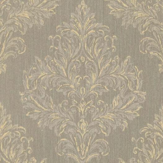 Rasch Textil Tapete Vlies Solitaire 073378 Braun Khaki Creme Stylisch Barock-image