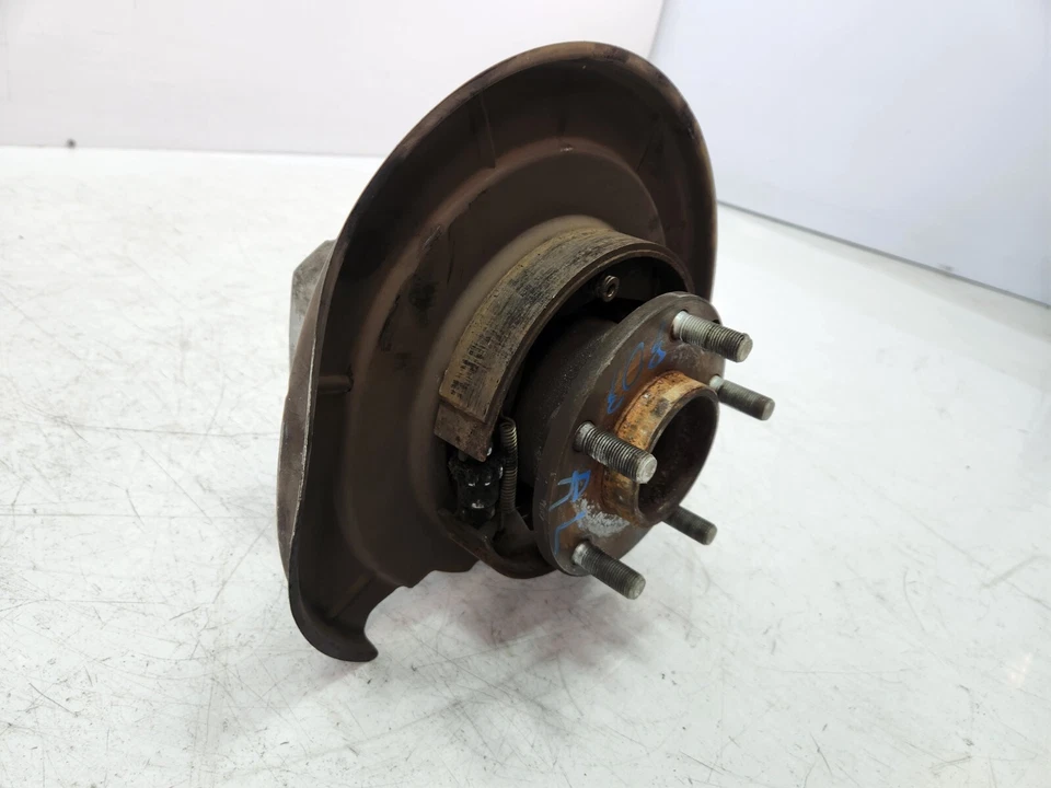 ✅ 95-06 OEM Jaguar XJ8 XJR trasero derecho pasajero eje nudillo buje con escudo* Foto 2 de 4