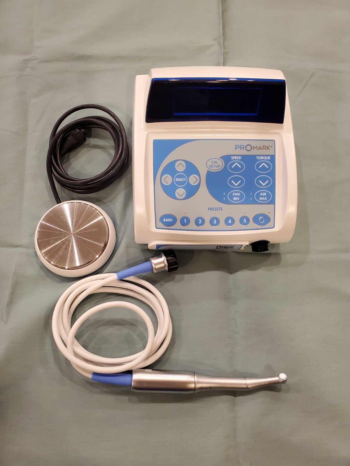 Dentsply promark AEU27T Dental Endo Motor & Footpedal & handpiece eBay