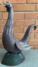 Vintage JARKO ZAVI MCM Ceramic Bird Rooster Sculpture Mid Century Modern 1960s