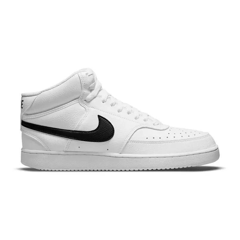 US 8) Nike Shoes Men's Court Vision Mid Next Nature White