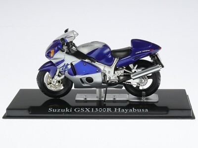 Suzuki GSX 1300R Hayabusa blue Superbike bike model111 Atlas