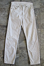 Vintage Levi's BIG E Pants 27x29 Stone White Tapered Mid Rise Worn Distressed