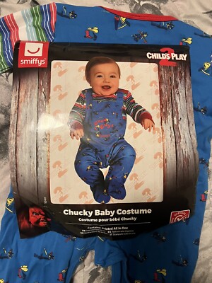 Quality Childs Play Chucky Toddler Costume 9-12 Months *Read*