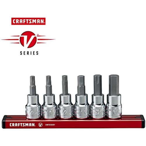 CRAFTSMAN V-SERIES Socket Set, Hex MM, 3/8 Inch Drive, 6 Piece (CMMT17720V) - Picture 2 of 9