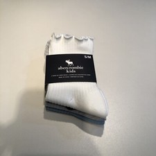 Abercrombie Kids 3-Pack Crew Socks S