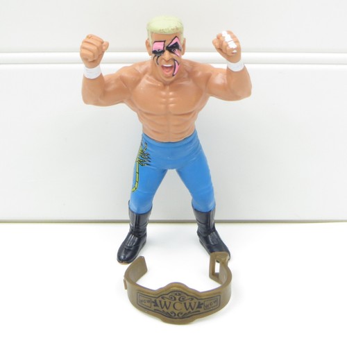 STING + BELT - WCW WRESTLING - VINTAGE 1990 GALOOB...