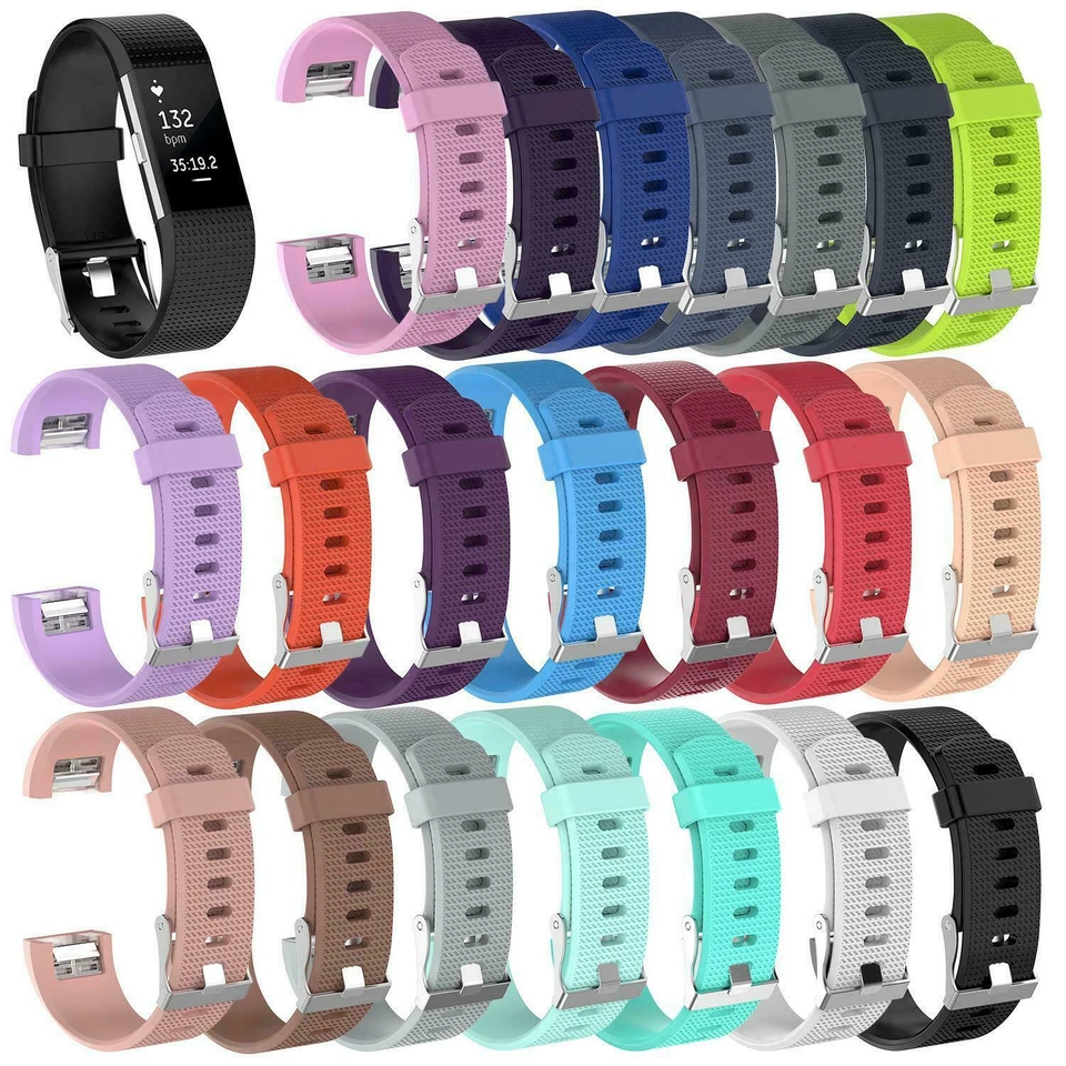 ⭐Für Fitbit Charge 2 Armband Ersatz-Silikon-Uhrenarmband Fitness-Armband ↑ - Bild 2 von 4