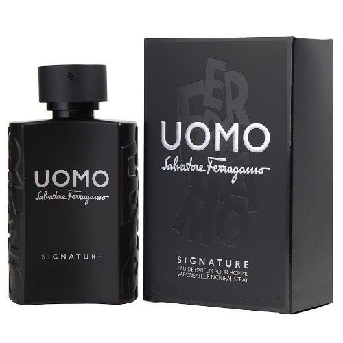 Uomo Signature by Salvatore Ferragamo 3.4 oz EDP Cologne for Men New In Box