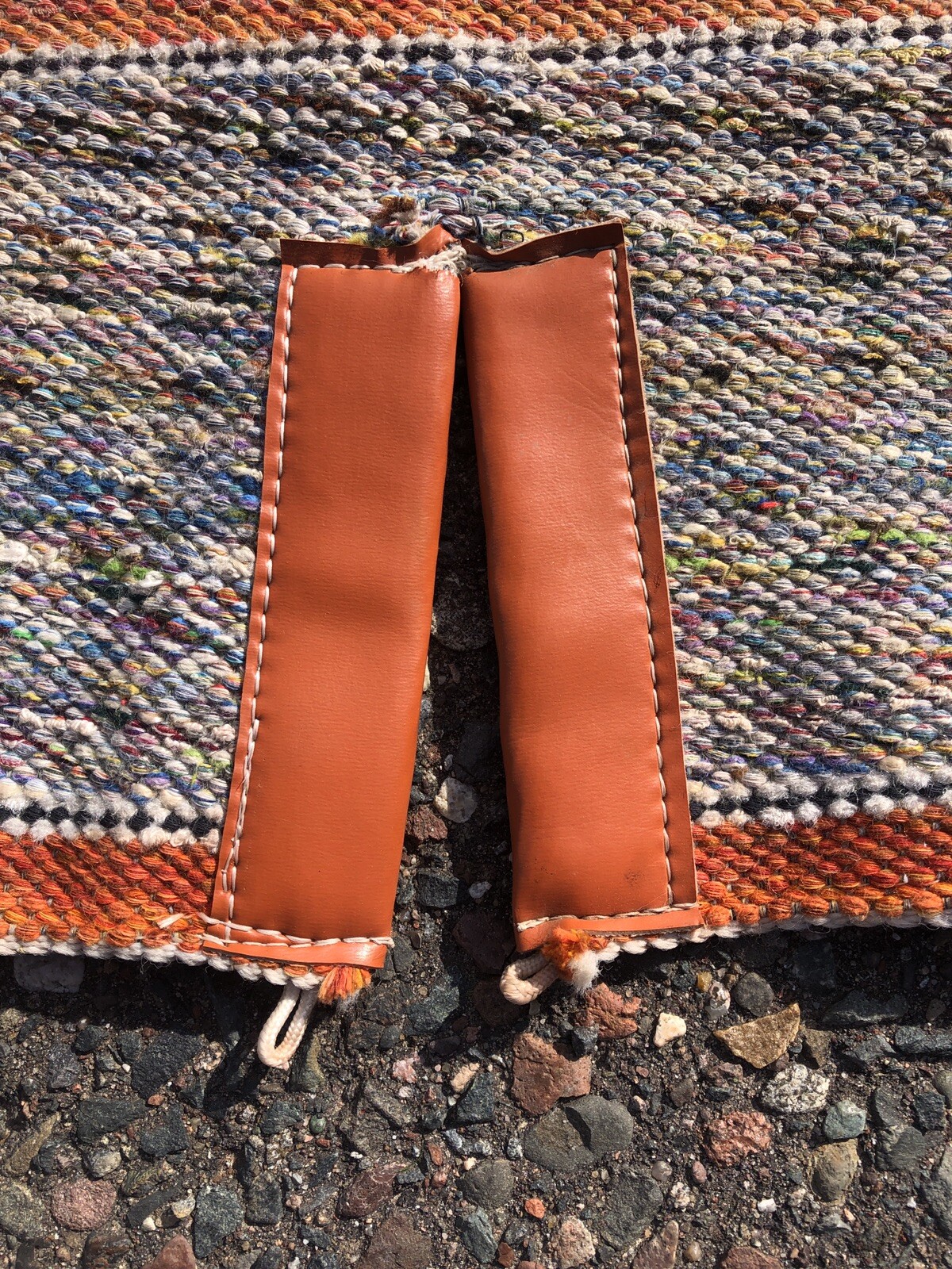 Vintage 70’s Woven Saddle Blanket Bench Seat Cover eBay