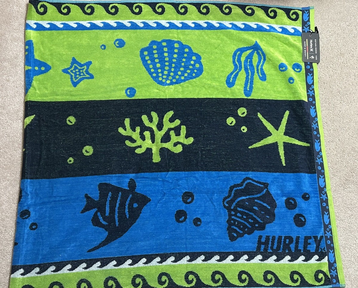 Hurley Surf And Enjoy Beach Towel 36” X 70” New NWT | eBay