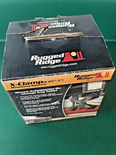 Rugged Ridge X-clamp 2.25"-3", Blk Accessory Mount - Picture 4 of 5