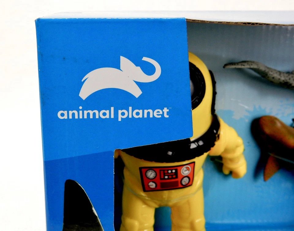 Animal Planet Deep Sea Exploration Juego, Buzo, Barco, Estatuillas de Tiburón, 3+ Foto 2 de 4