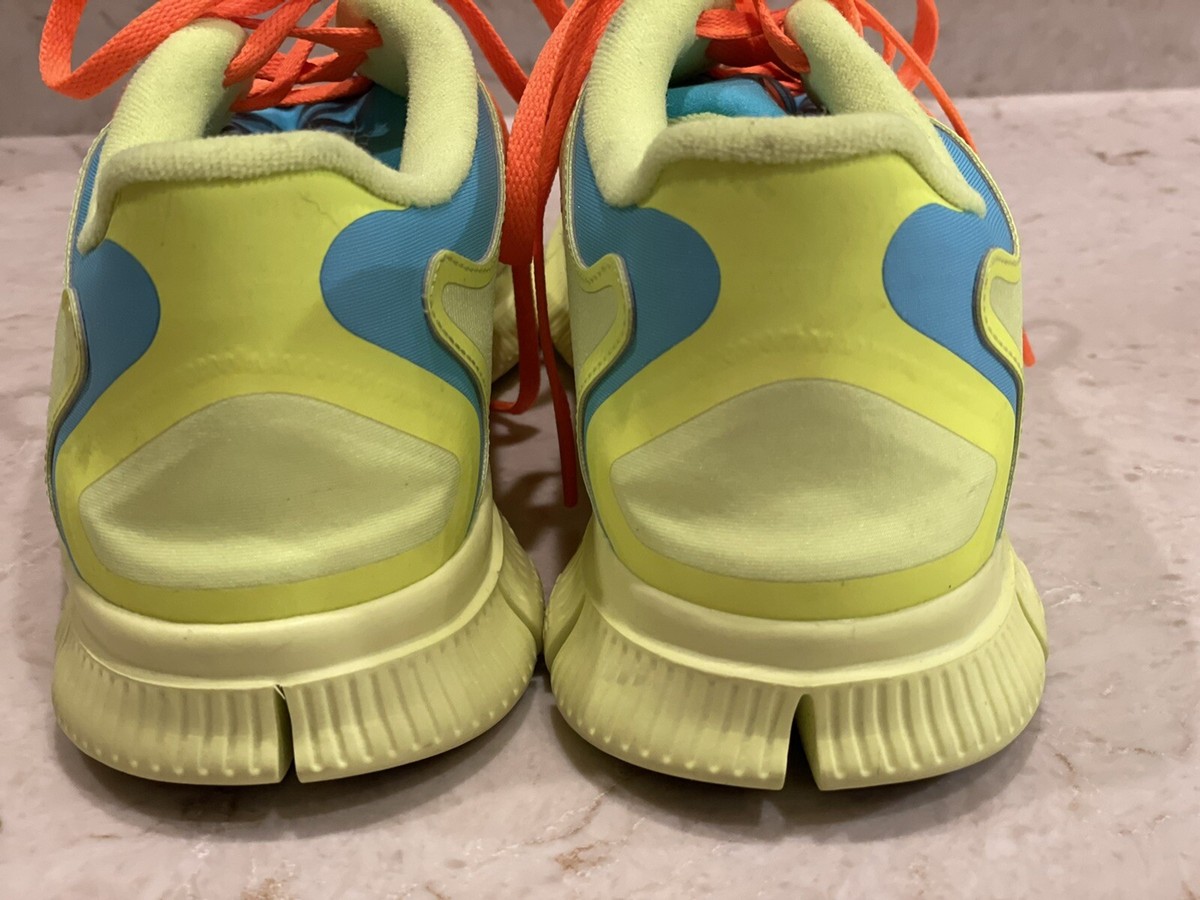 ❤️Nike❤️Free❤️ iD Women's Running Shoes Size 10 Neon