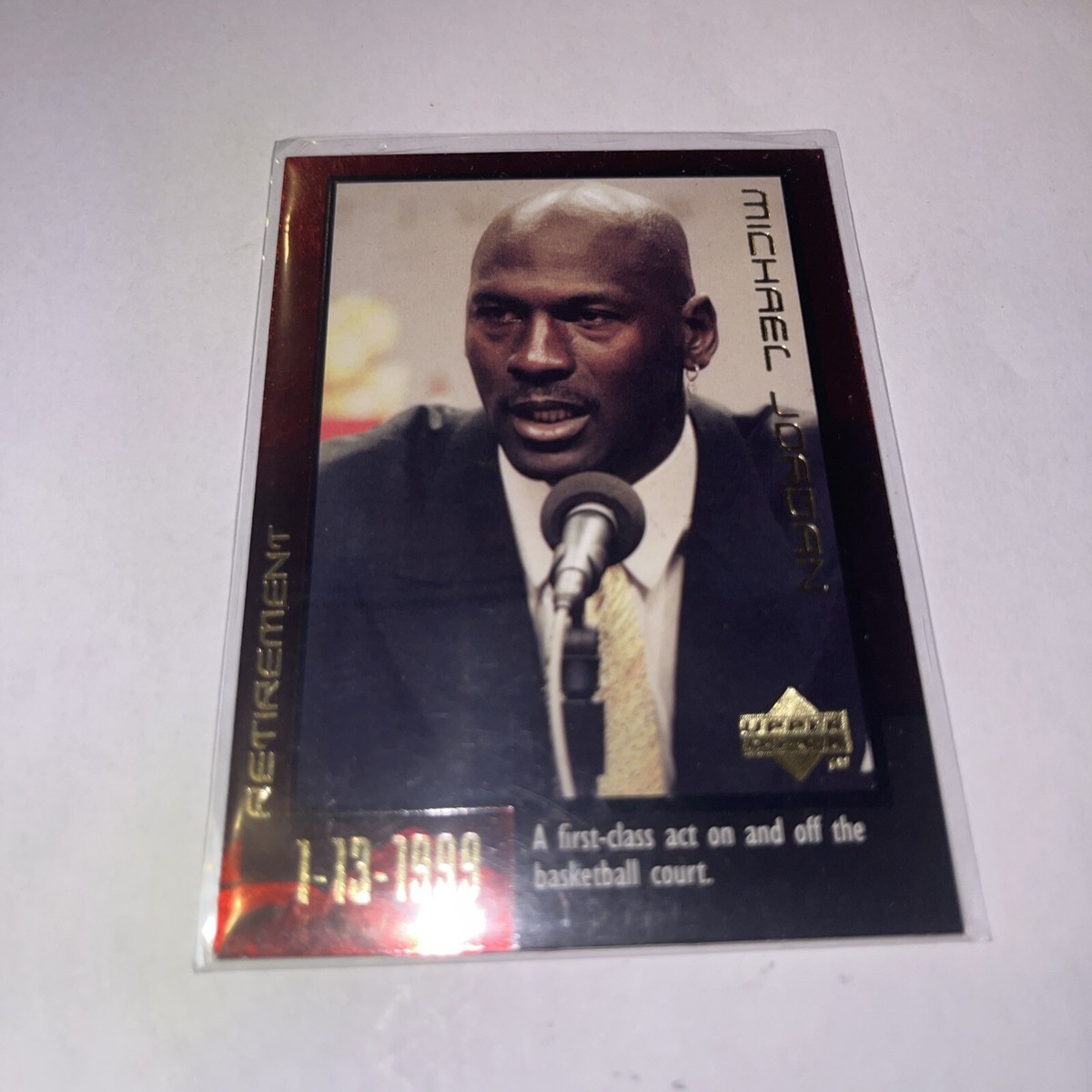 Michael Jordan 1999 Upper Deck Retirement #60 Chicago Bulls | eBay