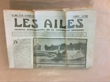 RARE JOURNAL "LES AILES" N° 802 / 29/10/1936 / HYDRAVIONS CANOPUS & CENTAURUS