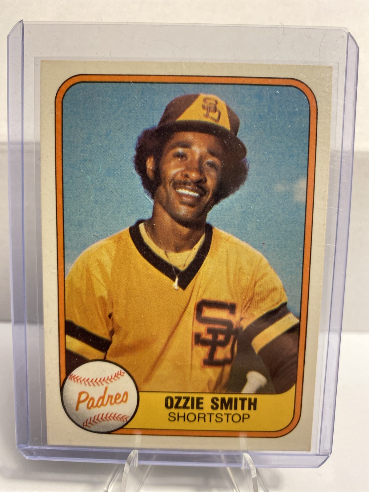 1981 Fleer #488 Ozzie Smith San Diego Padres NR-MINT