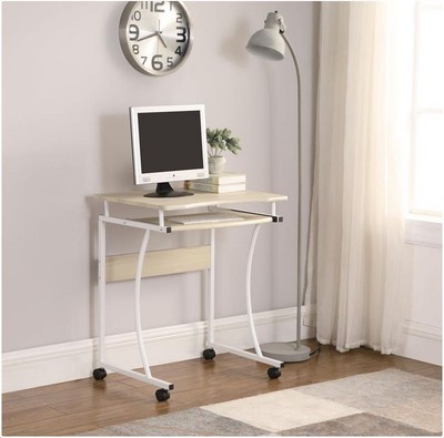 Coaster Home Furniture 801938 Computer Desk Natural Wood Finish