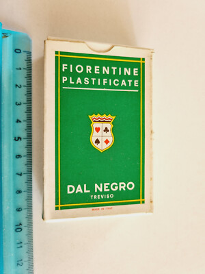 CARTE DA GIOCO FIORENTINE DAL NEGRO VINTAGE ORIGINAL PLAYING CARD NEW